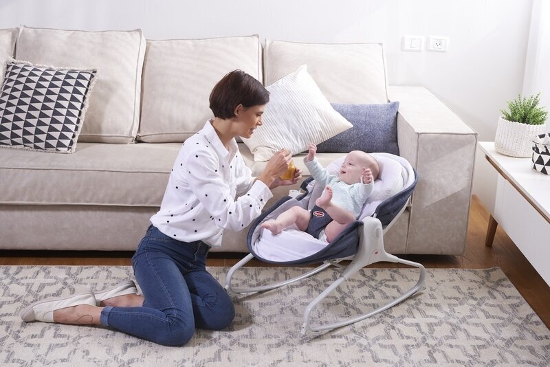 Gultukas Tiny Love Rocker Napper 3in1, Denim kaina ir informacija | Gultukai ir sūpynės | pigu.lt