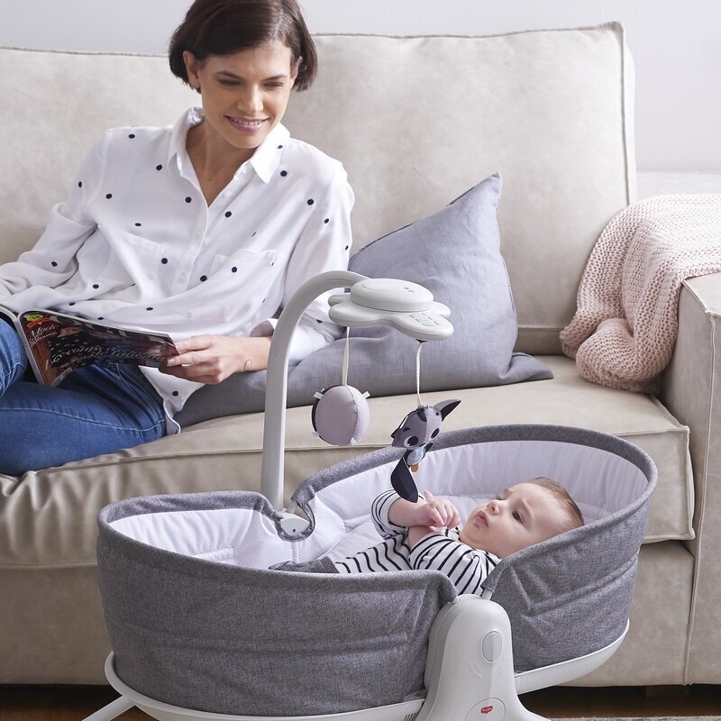 Gultukas Tiny Love Rocker Napper 3in1, Grey цена и информация | Gultukai ir sūpynės | pigu.lt