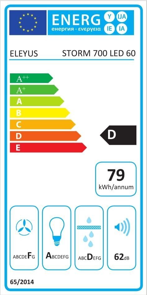 Eleyus Storm 700 60 WH LED цена и информация | Gartraukiai | pigu.lt