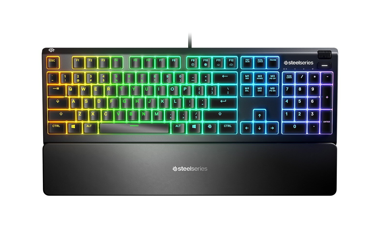 SteelSeries Apex 3 RGB Black US kaina ir informacija | Klaviatūros | pigu.lt