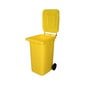 Lauko konteineris 240 l, geltonas цена и информация | Komposto dėžės, lauko konteineriai | pigu.lt
