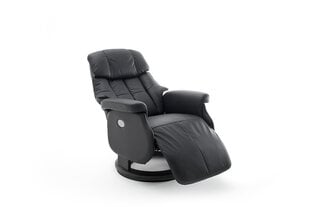 Кресло - реглайнер MC Akcent Calgary Comfort XL, черный / черный цена и информация | Кресла в гостиную | pigu.lt