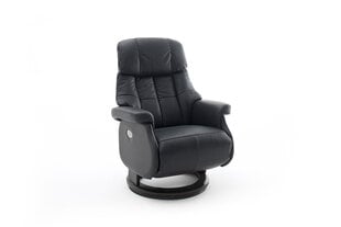 Fotelis reglaineris MC Akcent Calgary Comfort XL, juodas/juodas kaina ir informacija | Svetainės foteliai | pigu.lt