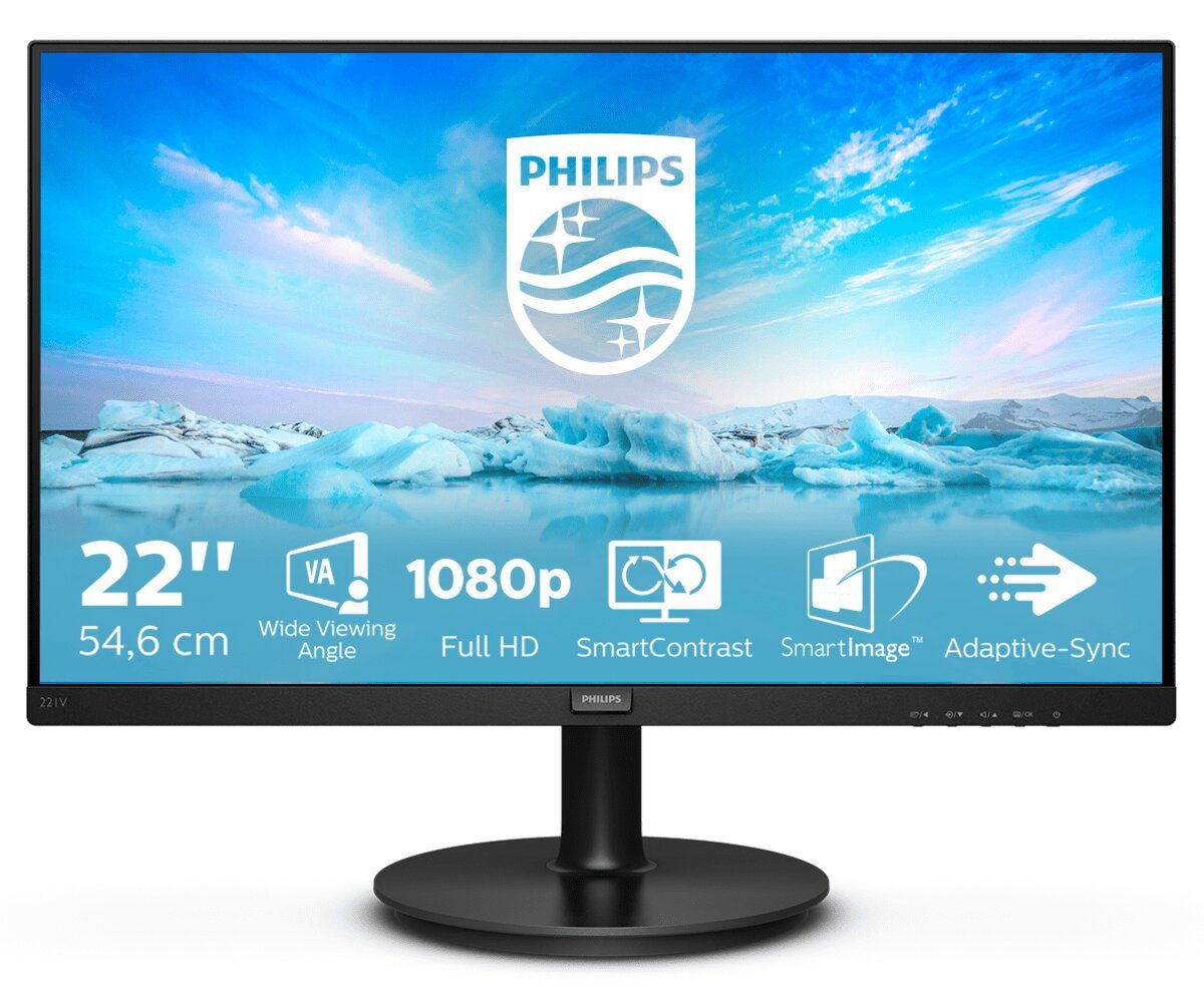 Philips 221V8A/00 kaina ir informacija | Monitoriai | pigu.lt