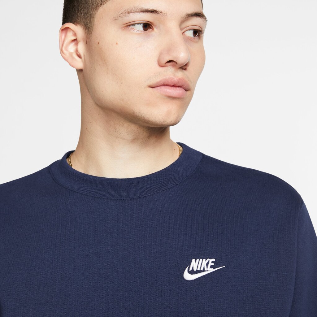 Nike vyriškas megztinis NSW CLUB CRW, tamsiai mėlynas цена и информация | Džemperiai vyrams | pigu.lt