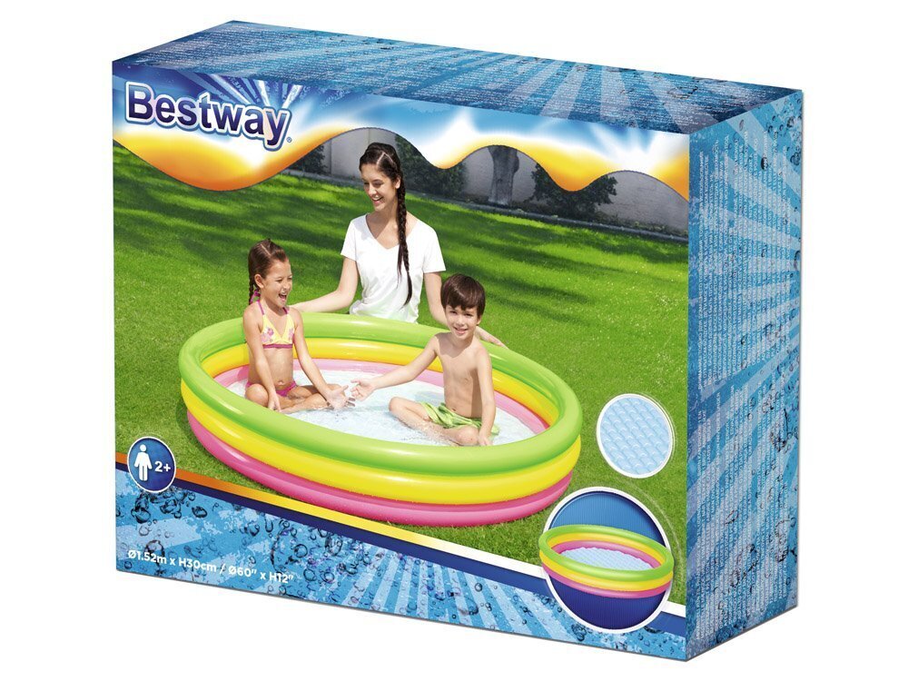 Pripučiamas baseinas Bestway Summer Set, 152x30 m цена и информация | Baseinai | pigu.lt