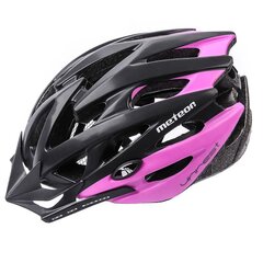 Шлем Meteor MV29 Unrest, черный / розовый цена и информация | Шлемы | pigu.lt