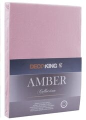 DecoKing Amber paklodė su guma 220x200 cm kaina ir informacija | Paklodės | pigu.lt