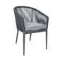 Lauko kėdė Ecco, pilka kaina ir informacija | Lauko kėdės, foteliai, pufai | pigu.lt