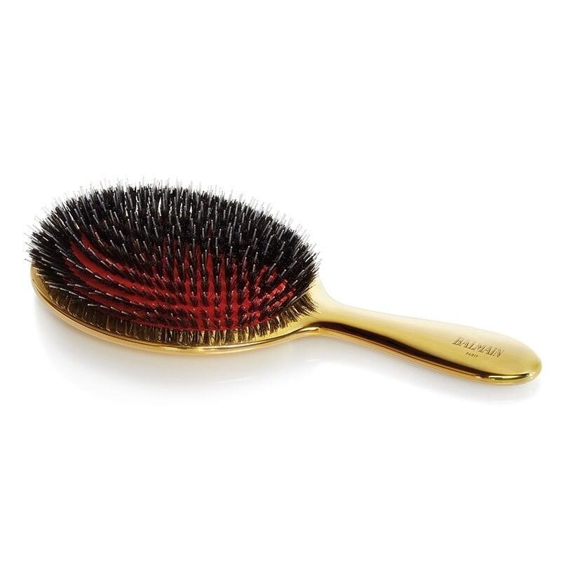 BALMAIN SET Rinkinys: Golden Boar Hair Spa šepetys + plaukų serumas 20ml + plaukų kondicionierius 50ml цена и информация | Priemonės plaukų stiprinimui | pigu.lt
