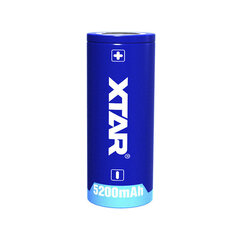 Akumuliatorius XTAR 26650 5200mAh (apsaugotas) - 7A kaina ir informacija | Akumuliatoriai | pigu.lt