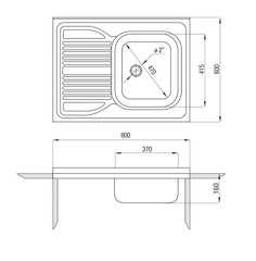 Кухонная мойка Deante Tango ZM6 311L, левая, decor цена и информация | Раковины на кухню | pigu.lt