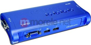 Переключатель KVM Trendnet TK-407K цена и информация | Коммутаторы (Switch) | pigu.lt