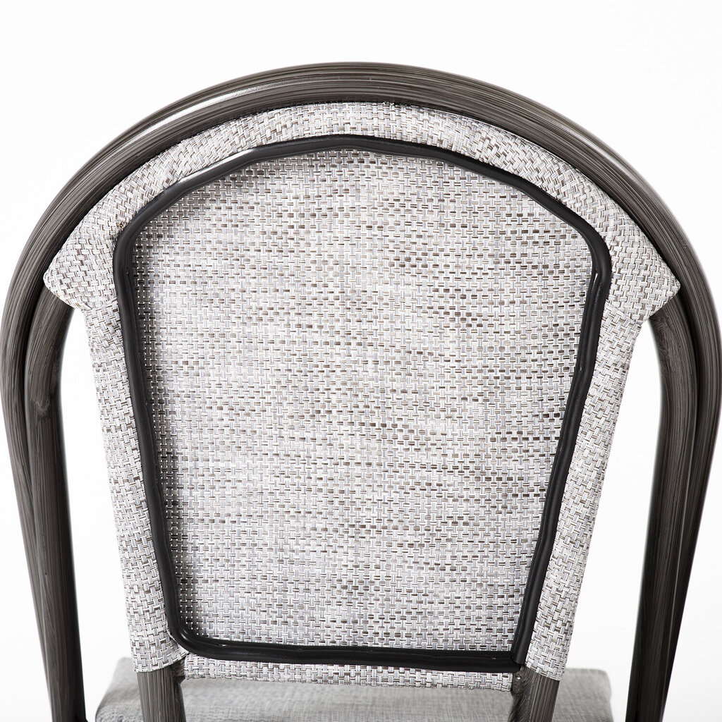 Lauko kėdė Latte, pilka kaina ir informacija | Lauko kėdės, foteliai, pufai | pigu.lt