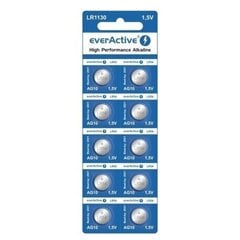 Everactive Ag10-10bb Blister elementai, 10vnt kaina ir informacija | everActive Santechnika, remontas, šildymas | pigu.lt