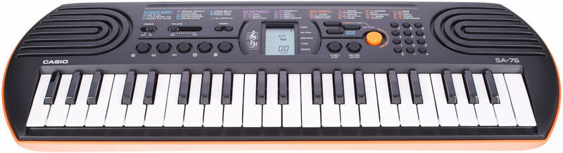 Vaikiškas sintezatorius Casio SA-76 kaina ir informacija | Klavišiniai muzikos instrumentai | pigu.lt