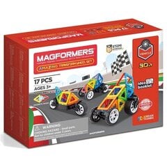 Магнитный конструктор Magformers Amazing Transform Wheel Set, 17 частей цена и информация | Конструкторы и кубики | pigu.lt