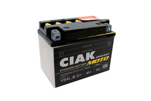 Аккумулятор CIAK YB4L-B 4Ач 12В цена и информация | Мото аккумуляторы | pigu.lt