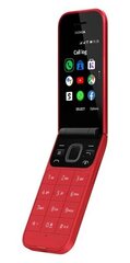 Nokia 2720 Flip, 4 GB, Dual SIM, Red kaina ir informacija | Mobilieji telefonai | pigu.lt