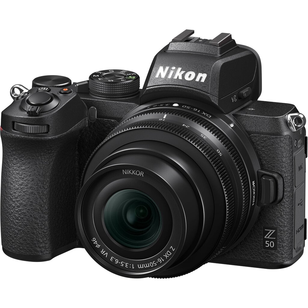 Nikon Z50 + NIKKOR Z DX 16-50mm f/3.5-6.3 VR + NIKKOR Z DX 50-250mm f/4.5-6.3 VR kaina ir informacija | Skaitmeniniai fotoaparatai | pigu.lt