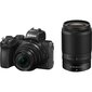 Nikon Z50 + NIKKOR Z DX 16-50mm f/3.5-6.3 VR + NIKKOR Z DX 50-250mm f/4.5-6.3 VR цена и информация | Skaitmeniniai fotoaparatai | pigu.lt