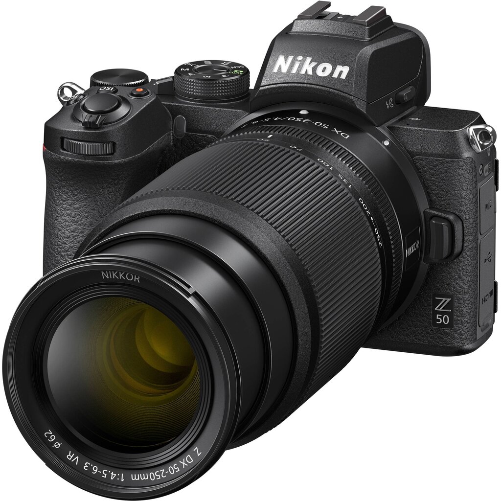 Nikon Z50 + NIKKOR Z DX 16-50mm f/3.5-6.3 VR + NIKKOR Z DX 50-250mm f/4.5-6.3 VR kaina ir informacija | Skaitmeniniai fotoaparatai | pigu.lt