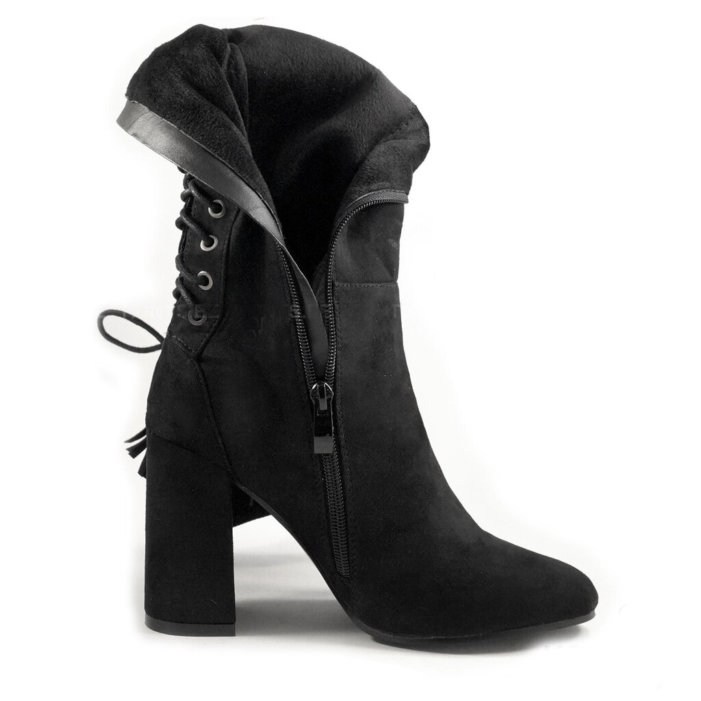 Auliniai batai moterims, juodi kaina ir informacija | Aulinukai, ilgaauliai batai moterims | pigu.lt