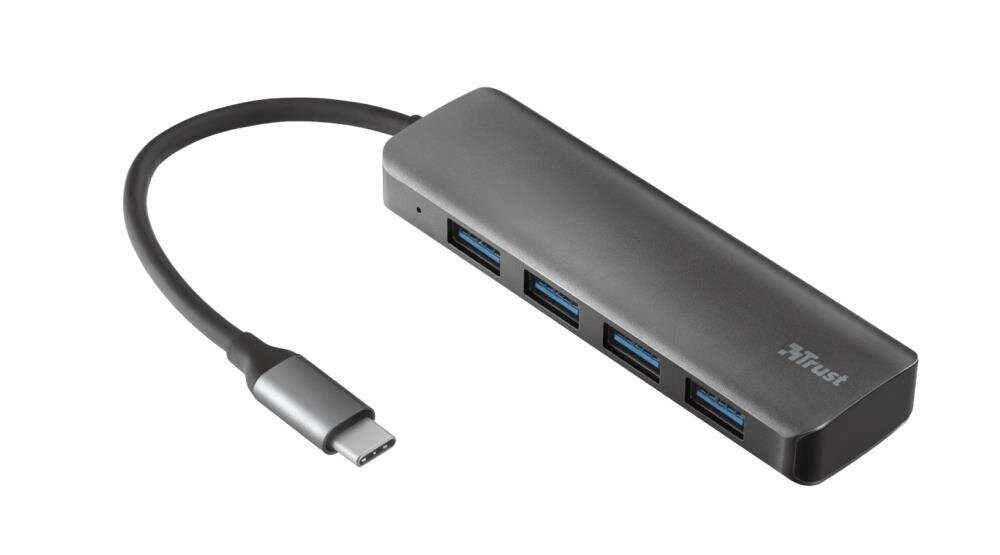 USB šakotuvas Trust Halyx, USB-C/USB-A 3.2 цена и информация | Adapteriai, USB šakotuvai | pigu.lt