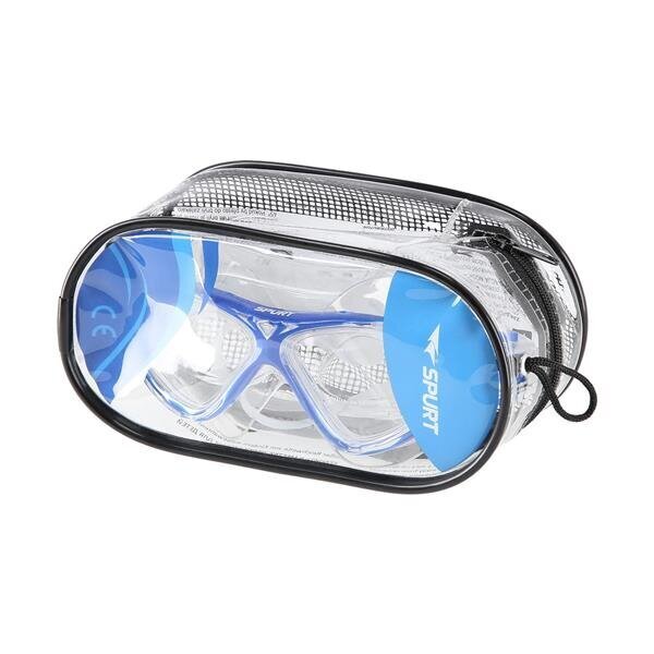 Plaukimo akiniai Spurt MTP 02 Y AF-02, skaidrūs/mėlyni kaina ir informacija | Plaukimo akiniai | pigu.lt