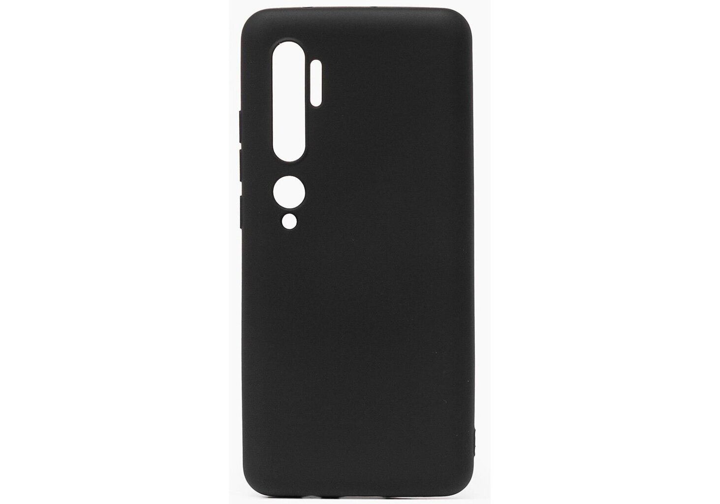 Evelatus Soft Silicone Case, skirtas Xiaomi Mi Note 10, juodas kaina ir informacija | Telefono dėklai | pigu.lt