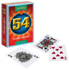 Žaidimo kortų kaladė, 54 d. kaina ir informacija | Stalo žaidimai, galvosūkiai | pigu.lt