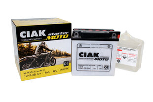 Аккумулятор CIAK 12N7-3B 7Ач 12В цена и информация | Мото аккумуляторы | pigu.lt