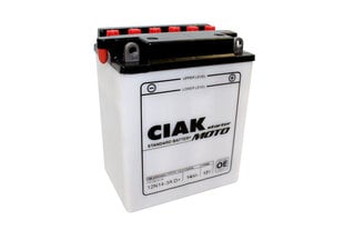 Аккумулятор CIAK 12N14-3A 14Ач 12В цена и информация | Мото аккумуляторы | pigu.lt