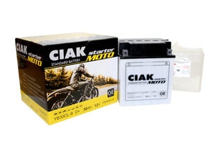 Аккумулятор CIAK YB30CL-B 12В цена и информация | Мото аккумуляторы | pigu.lt