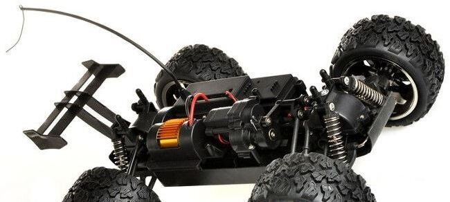 NQD Land Buster 1:12 Monster Truck RTR 27/40MHz - Melynas kaina ir informacija | Žaislai berniukams | pigu.lt