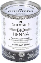 Краска для волос Orientana Bio Henna Ebony Black, 50 г цена и информация | Краска для волос | pigu.lt