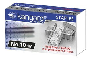 Sąsagėlės Kangaro 10 mm, 1000 vnt. цена и информация | Kanceliarinės prekės | pigu.lt