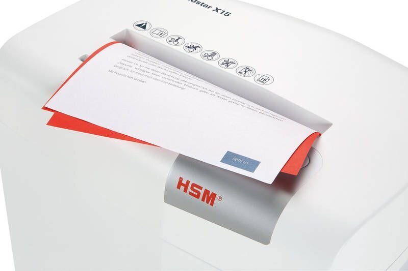 HSM X15 kaina ir informacija | Popieriaus smulkintuvai | pigu.lt