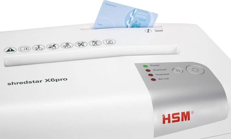 HSM X6pro цена и информация | Popieriaus smulkintuvai | pigu.lt