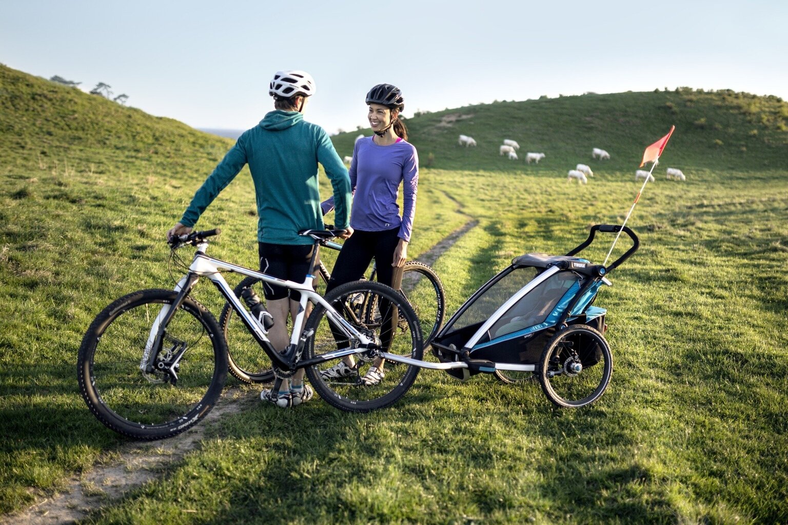 Vaikiškas dviračio vežimėlis Chariot Jog Kit 2 – Lite/Cross цена и информация | Dviračių priekabos, vėžimėliai | pigu.lt