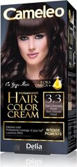 Ilgalaikiai plaukų dažai Delia Cameleo HCC Omega+ nr 3.3 Dark Chocolate kaina ir informacija | Plaukų dažai | pigu.lt