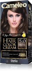 Ilgalaikiai plaukų dažai Delia Cameleo HCC Omega+ nr 5.0 Light Brown kaina ir informacija | Plaukų dažai | pigu.lt