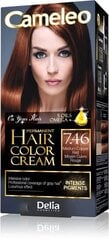 Ilgalaikiai plaukų dažai Delia Cameleo HCC Omega+ nr 7.46 Medium Copper Red kaina ir informacija | Plaukų dažai | pigu.lt