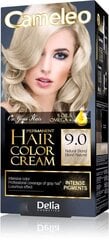 Стойкая краска для волос Delia Cameleo HCC Omega+ № 9.0 Natural Blond цена и информация | Краска для волос | pigu.lt