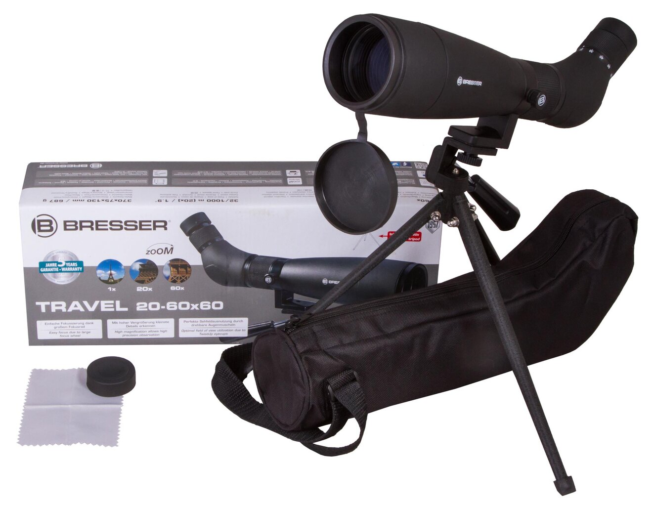 Bresser Travel 20–60x60 Spotting Scope цена и информация | Žiūronai | pigu.lt