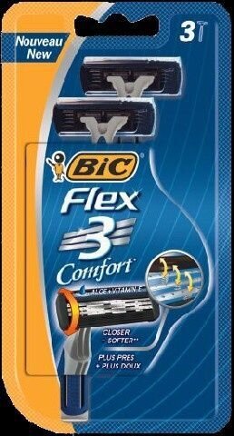 Skustuvas Bic Comfort 3 Flex Blister 3 kaina ir informacija | Skutimosi priemonės ir kosmetika | pigu.lt