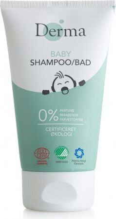 Šampūnas ir kūno prausiklis Derma Eco baby, 150ml цена и информация | Kosmetika vaikams ir mamoms | pigu.lt