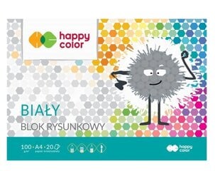 Piešimo sąsiuvinis Happy Color A4, 100gm2, 20 lapų kaina ir informacija | Sąsiuviniai ir popieriaus prekės | pigu.lt