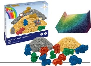 Кинетический песочный набор Fiorello Zoo, 1 кг цена и информация | Принадлежности для рисования, лепки | pigu.lt