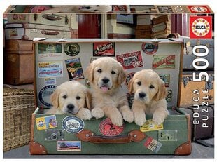Dėlionė Šuniukai, 500 detalių kaina ir informacija | Dėlionės (puzzle) | pigu.lt
